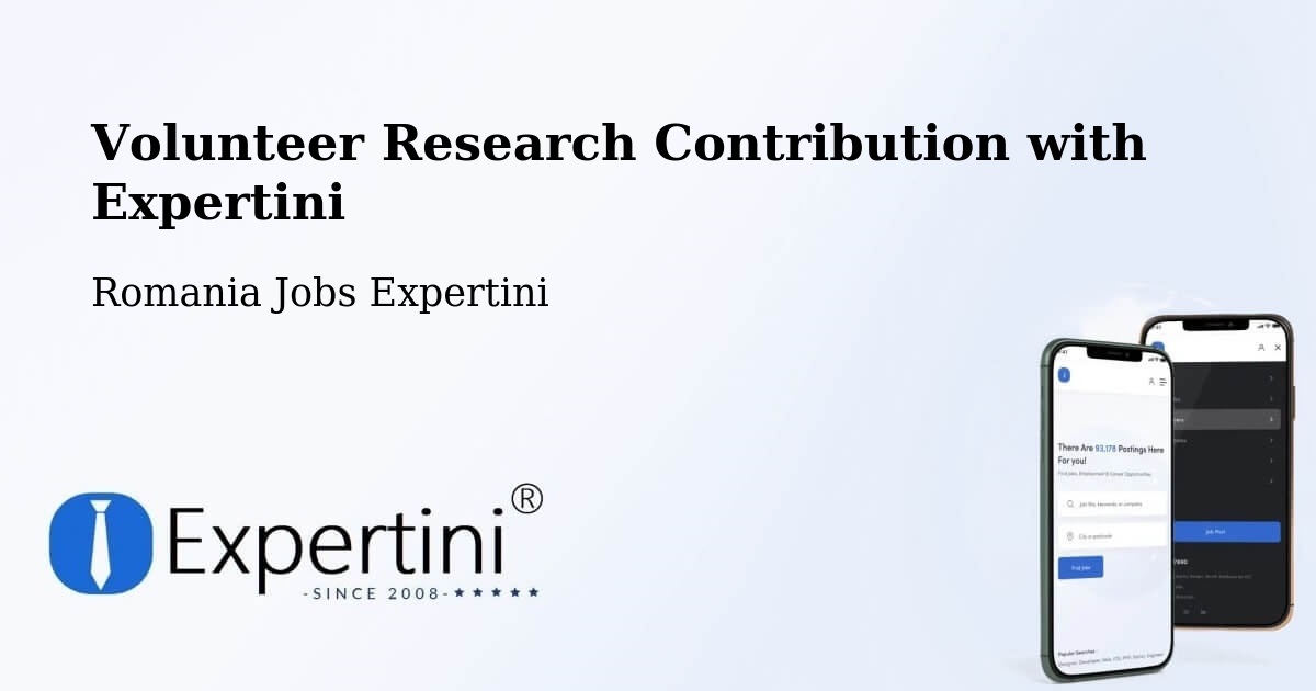 Volunteer Research Contribution Program – Comuna Hereclean - Romania Jobs Expertini
